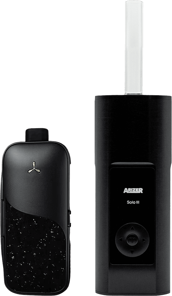 AirVape Legacy Pro 2 next to the Arizer Solo 3 for size comparison