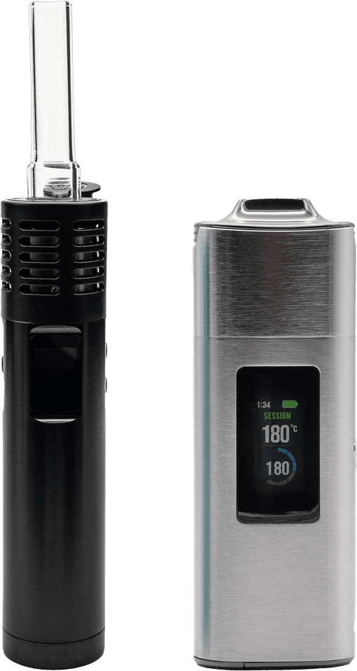 Arizer Air Max vs XLUX Roffu size comparison