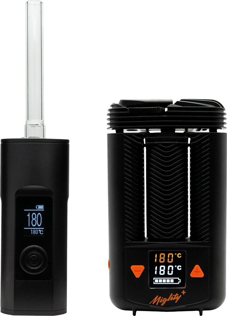 Arizer Solo 2 Max vs Mighty+ Größenvergleich