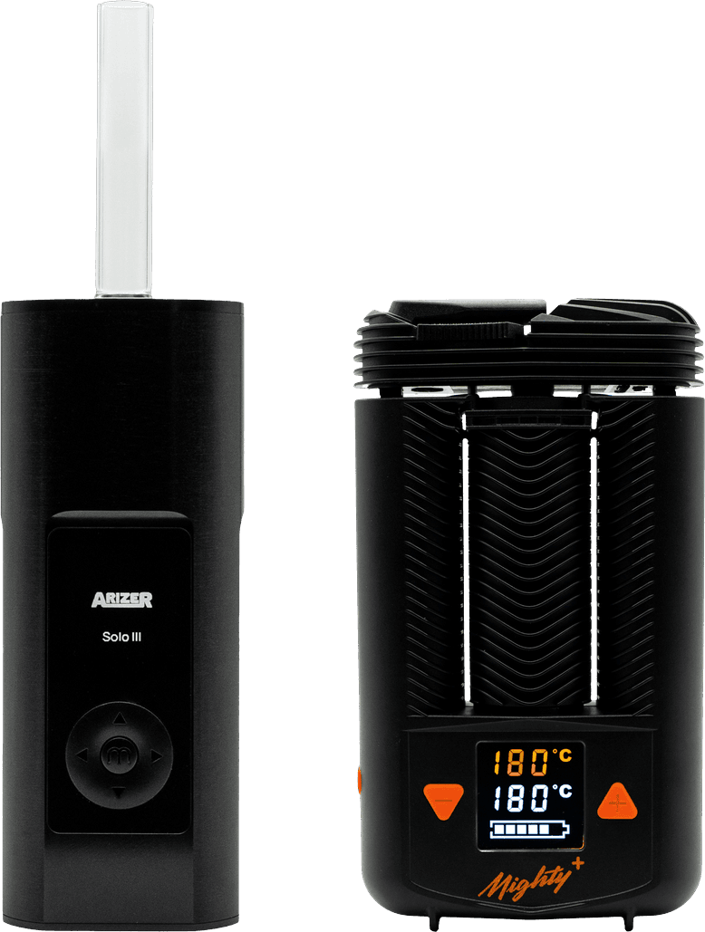 Arizer Solo 3 vs Mighty+ Größenvergleich