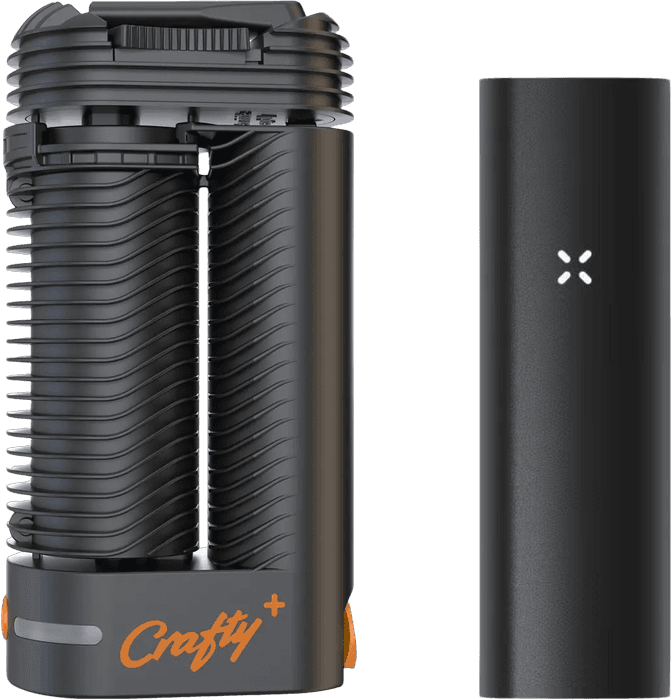 Crafty+ vs PAX 3 size comparison