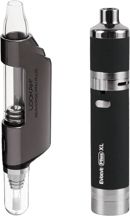 Lookah Seahorse Pro Plus vs Yocan Evolve Plus XL size comparison