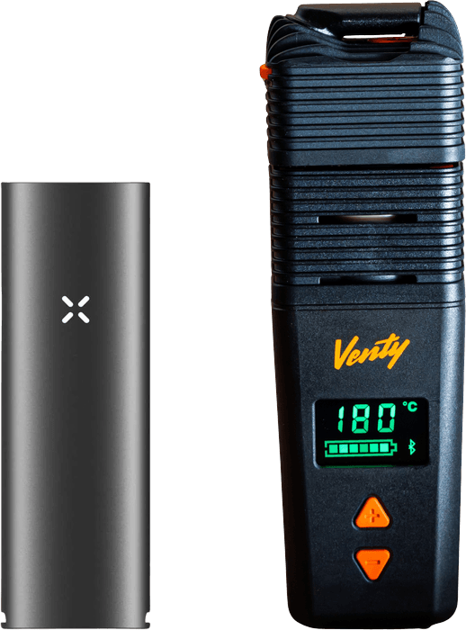 PAX 4 next to the much taller Venty in a size comparison