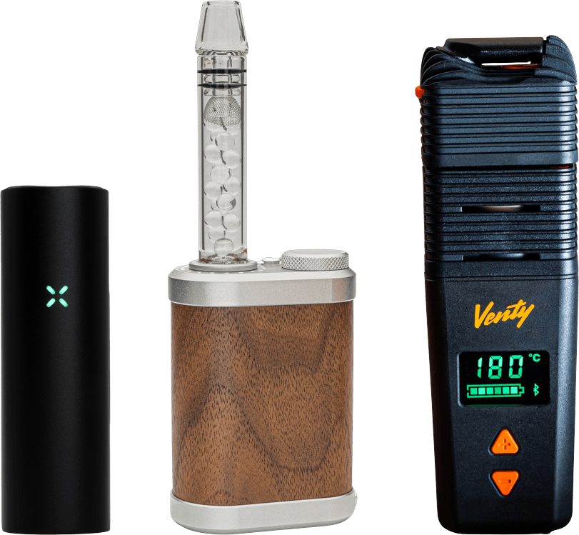 PAX Flow vs Tinymight 2 vs Venty size comparison lineup