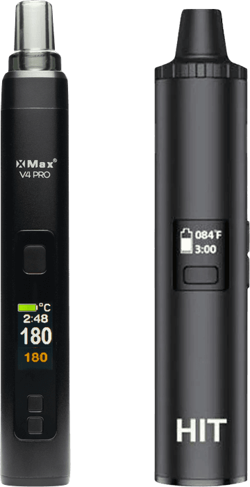 XMax V4 Pro vs Yocan Hit size comparison