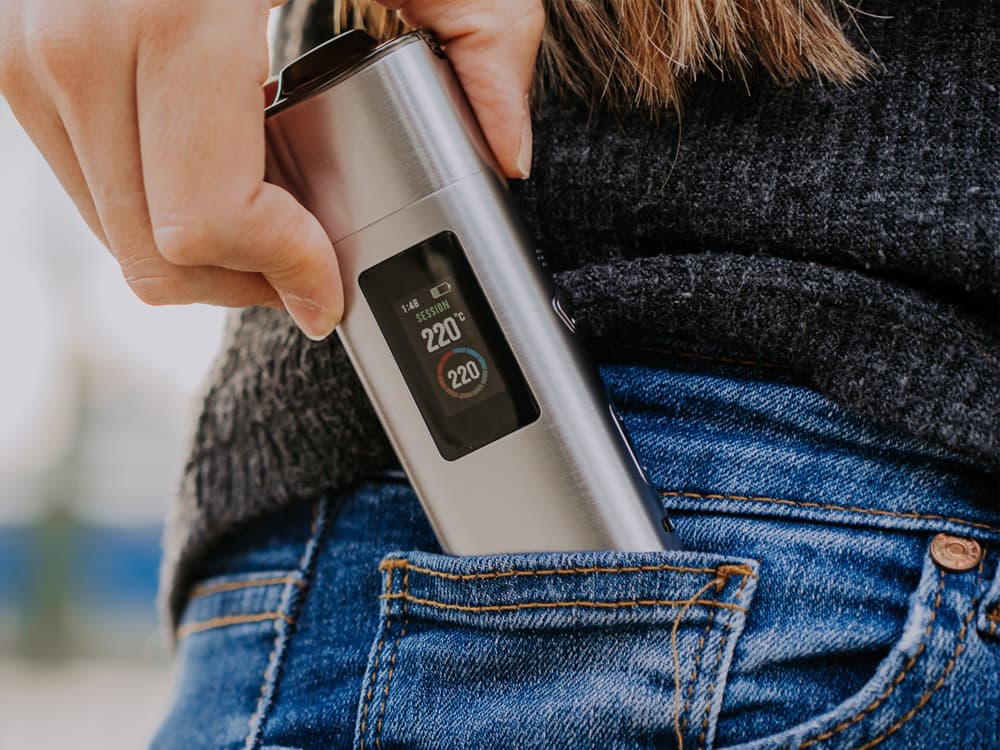 Our top-rated portable vaporizers lined up for comparison testing