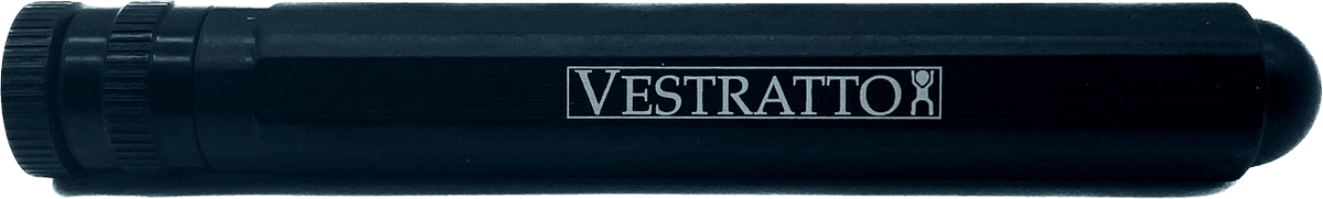 Vestratto Anvil Utility Case - machined aluminum carrying tube with magnetic closure