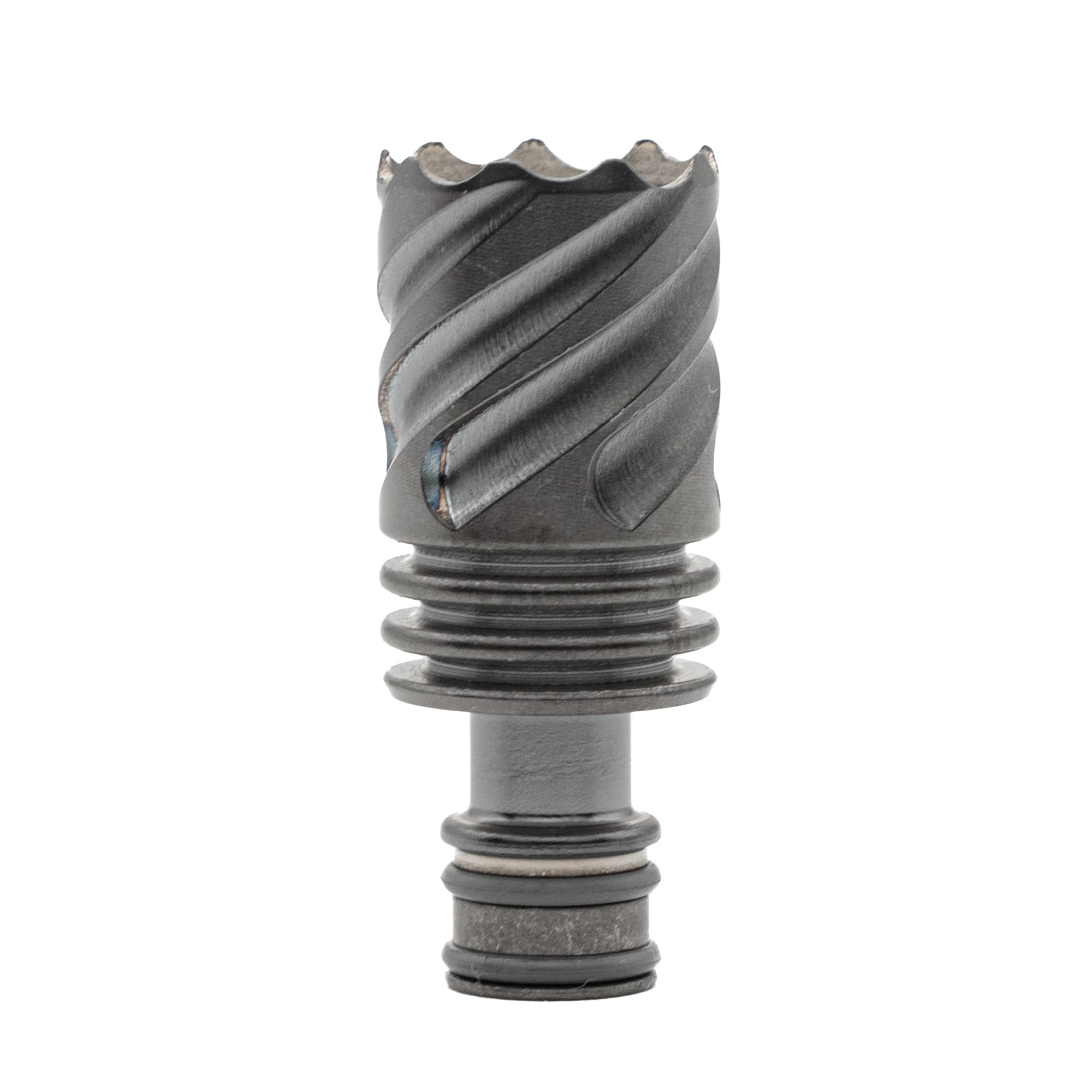 Close-up of the HyperDyn titanium Hyper Tip chamber