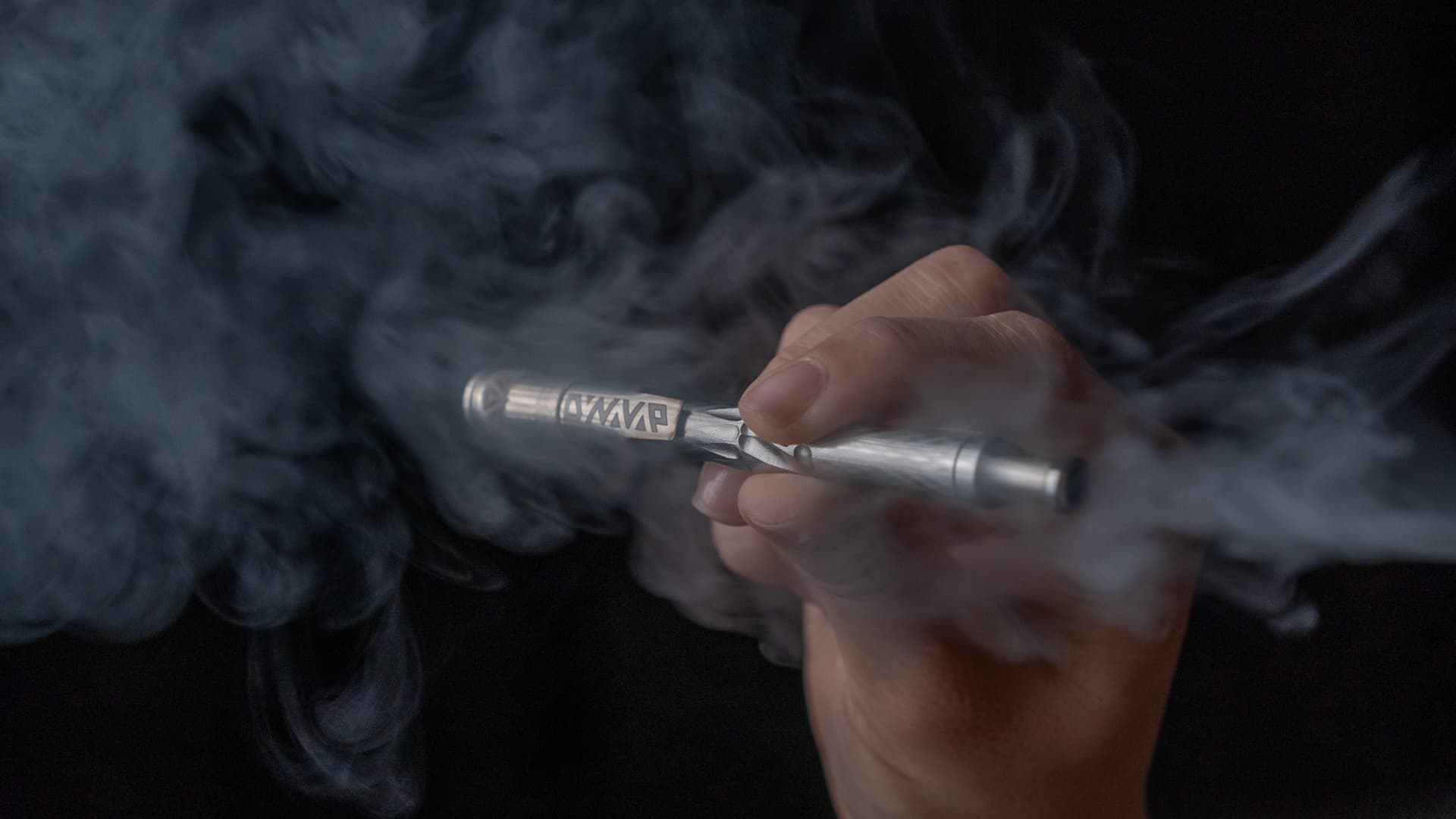 UniDyn held amid a cloud of vapor