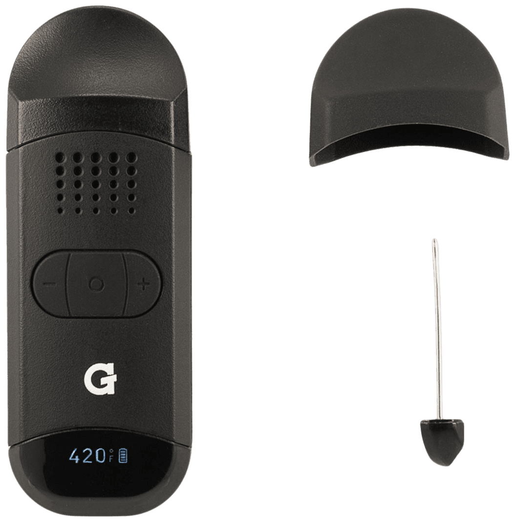 G Pen Dash II with chamber open showing ceramic oven and loading area