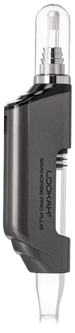 Gray Lookah Seahorse Pro Plus showing USB-C charging port on the body