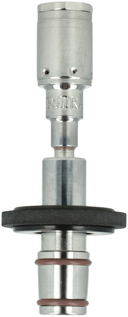 Vestratto Tornado standing upright showing Vestratto logo, WPA gasket, and polished stainless steel body