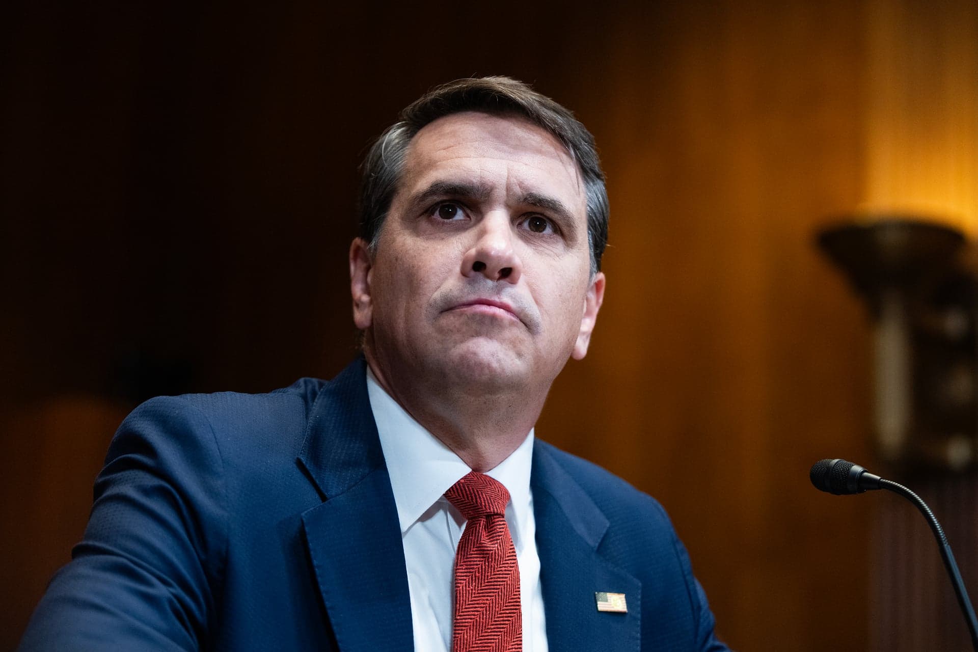 Acting Attorney General Todd Blanche testifies during a Senate Appropriations hearing | Tom Williams/CQ Roll Call/Newscom