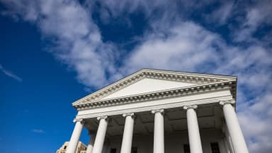The Virginia State Capitol building stands in Richmond on Jan. 17, 2026. (Kendall Warner/The Virginian-Pilot/TNS/Newscom)