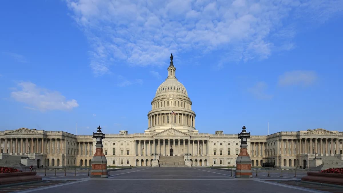 The east facade of the US Capitol building with its dome under a blue sky with scattered clouds. | Martin Falbisoner/Wikimedia Commons (CC BY-SA 3.0)